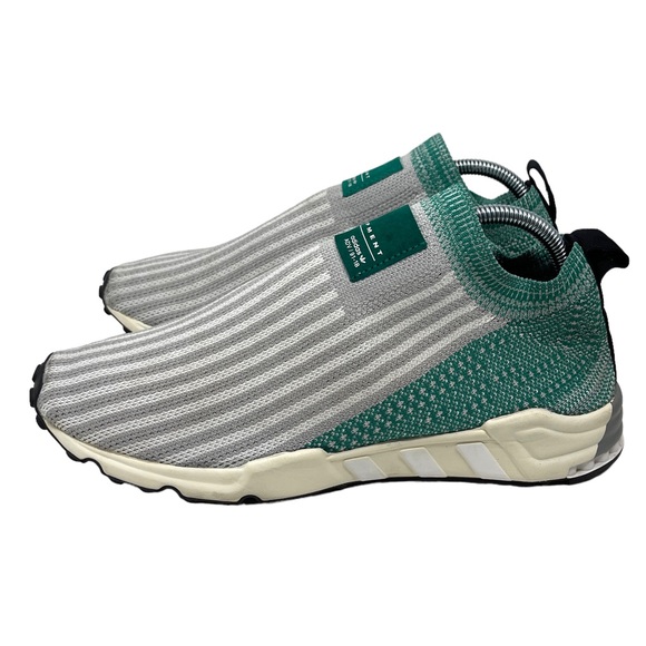 Adidas EQT Support Sock Grey Two Sub Green Sz 9 - Picture 4 of 8